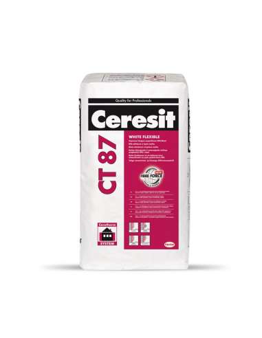 Ceresit CT 87 White adhesive and reinforcing mortar EPS/wool "2 in 1"