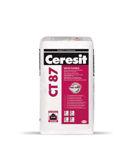 Ceresit CT 87 White adhesive and reinforcing mortar EPS/wool "2 in 1" Ceresit CT 87 White adhesive and reinforcing mortar EPS/wool "2 in 1"