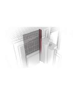 Window profile with mesh